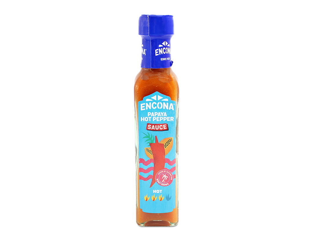 Encona 142ml Papaya Hot Pepper Sauce Asia Grocery